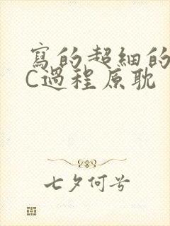 写的超细的多肉C过程原耽