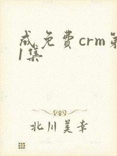 成免费crm第1集
