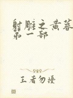 射雕之黄蓉新传第一部