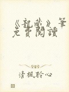 《龙藏》笔趣阁免费阅读