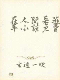 在人间采薇陆三平小说免费阅读封面