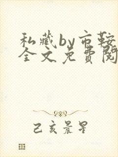 私藏by市鞍马全文免费阅读笔趣阁