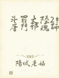 斗罗大陆2绝世唐门邪魂师