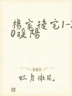 杨家后宅1-20暖阳