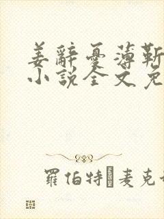 姜辞忧薄靳修的小说全文免费阅读笔趣阁