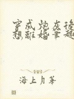 穿成炮灰后我只想离婚笔趣阁