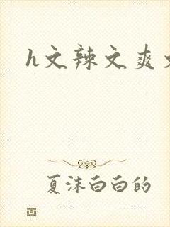 h文辣文爽文