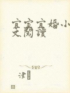 宜室宜婚小说全文阅读封面