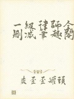 一级律师全文无删减笔趣阁