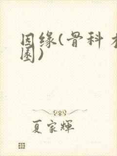 因缘(骨科 校园)