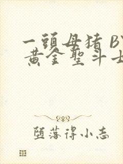 一头母猪 BY 黄金圣斗士