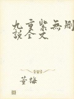 九重紫无删减小说全文