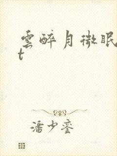 云醉月微眠txt封面