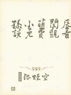 孙小萌闫辰的小说免费观看