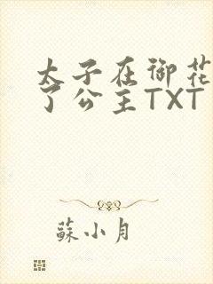 太子在御花园要了公主TXT