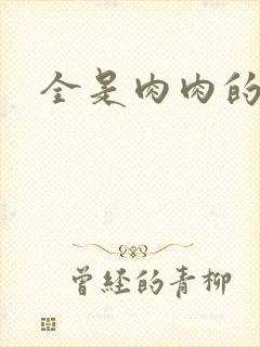 全是肉肉的小说