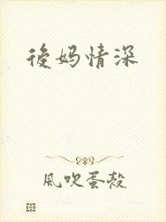 后妈情深封面