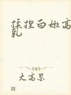 揉捏白嫩高耸双乳封面