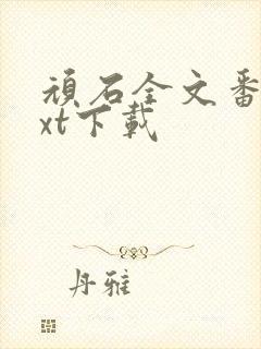 顽石全文番外txt下载