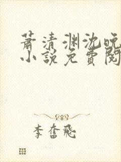 萧清渊沈晚棠的小说免费阅读封面