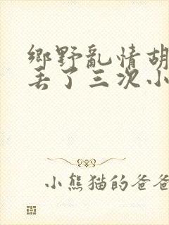 乡野乱情胡秀英丢了三次小说