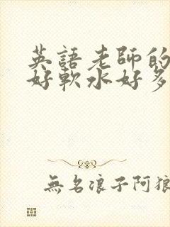 英语老师的兔子好软水好多
