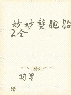 妙妙双胞胎1-2全封面