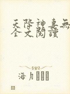 天降神妻无删减全文阅读封面