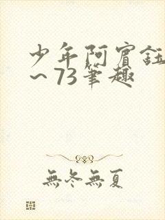 少年阿宾钰慧1～73笔趣