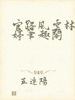 官路风云林海姜婷笔趣阁封面