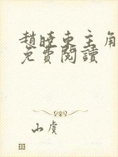 赵晓东主角小说免费阅读封面