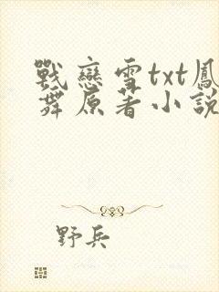 战恋雪txt凤舞原著小说