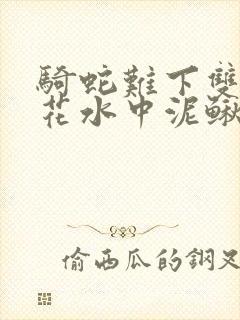 骑蛇难下双金银花水中泥鳅双男主