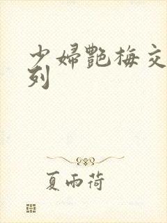 少妇艳梅交换系列封面