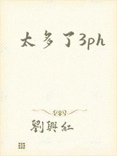 太多了3ph封面