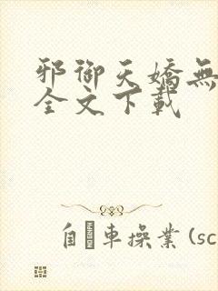 邪御天娇无删减全文下载