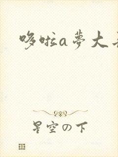 哆啦a梦大长篇封面