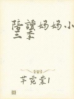 陪读妈妈小说第三季封面