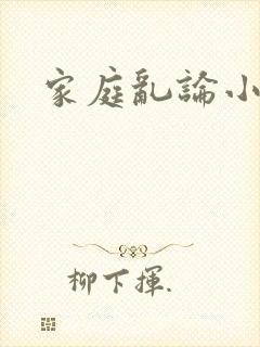 家庭乱论小说