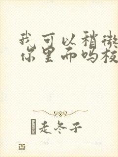 我可以稍微放进你里面吗校园版封面