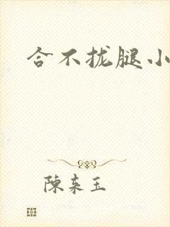 合不拢腿小说封面