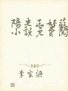 阳光正好苏玥玥小说免费阅读无弹窗