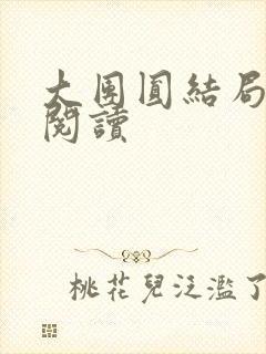 大团圆结局全文阅读