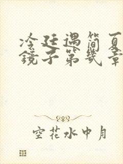 冷廷遇简夏对着镜子第几章