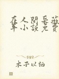 在人间采薇陆三平小说免费阅读