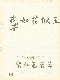 我如花似玉的儿子