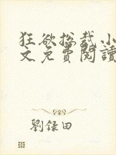 狂欲总裁小说全文免费阅读封面