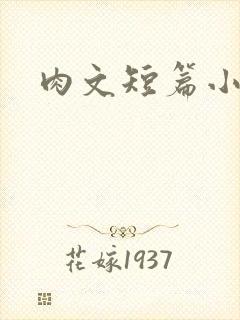 肉文短篇小说封面