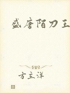 盛唐陌刀王封面