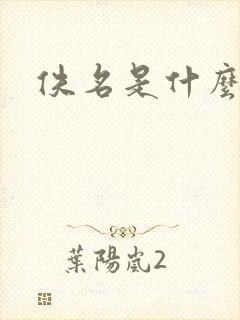 佚名是什么意思封面